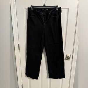 Old navy high rise wow wide leg black jeans